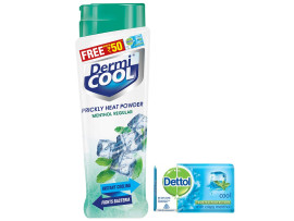 Dermicool Prickly Heat Powder, Menthol Regular, 150g